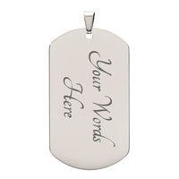 Load image into Gallery viewer, Luxury Graphic Dog Tag Necklace-2024 The Comeback
