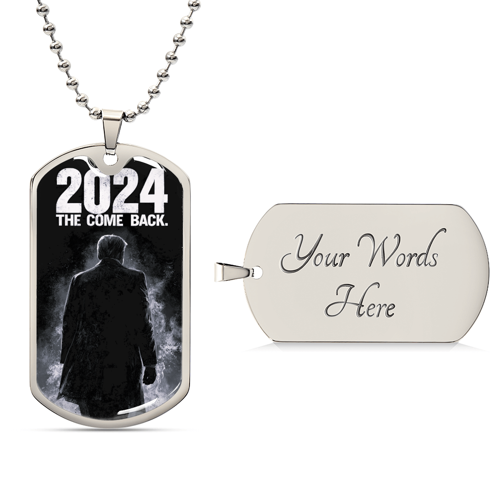 Luxury Graphic Dog Tag Necklace-2024 The Comeback