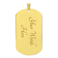 Load image into Gallery viewer, Luxury Graphic Dog Tag Necklace-2024 The Comeback
