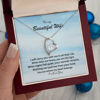 Load image into Gallery viewer, For my Beautiful Wife - A forever Love Necklace
