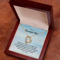 Load image into Gallery viewer, For my Beautiful Wife - A forever Love Necklace
