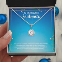 Load image into Gallery viewer, To my Wife The Eternal Hope Necklace &amp; Earring Set
