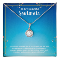 Load image into Gallery viewer, To my Wife The Eternal Hope Necklace &amp; Earring Set
