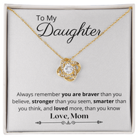 Load image into Gallery viewer, To My Daughter - Love Knot Necklace
