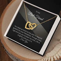 Load image into Gallery viewer, For my Best Friend- Interlocking Hearts Necklace
