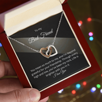 Load image into Gallery viewer, For my Best Friend- Interlocking Hearts Necklace
