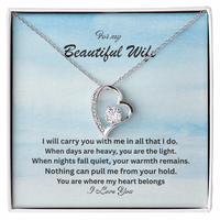 Load image into Gallery viewer, For my Beautiful Wife - A forever Love Necklace
