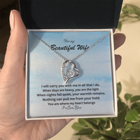 Load image into Gallery viewer, For my Beautiful Wife - A forever Love Necklace
