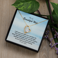 Load image into Gallery viewer, For my Beautiful Wife - A forever Love Necklace
