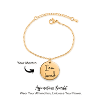 Load image into Gallery viewer, Affirmations Coin Bracelet
